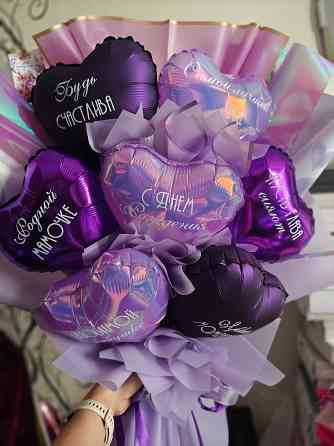 Изготовление букета из воздушных шариков Донецк