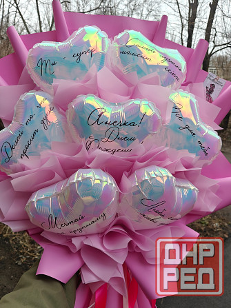 Изготовление букета из воздушных шариков Донецк - изображение 1