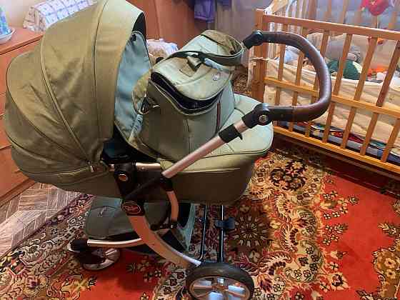 Детская коляска-трансформер 2 в 1 Luxmom 608, зеленый Донецк