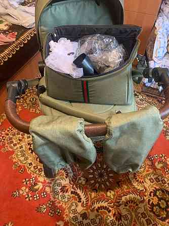 Детская коляска-трансформер 2 в 1 Luxmom 608, зеленый Донецк