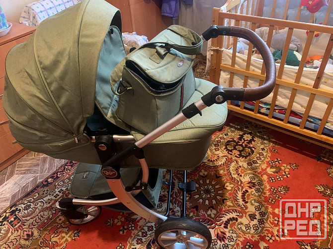 Детская коляска-трансформер 2 в 1 Luxmom 608, зеленый Донецк - изображение 2