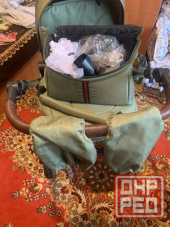 Детская коляска-трансформер 2 в 1 Luxmom 608, зеленый Донецк - изображение 3