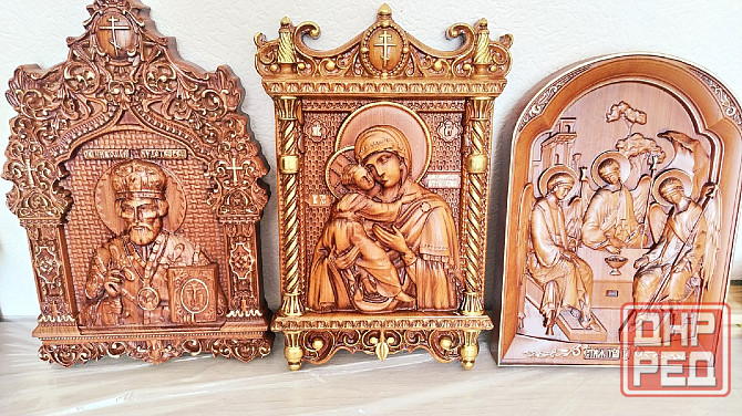 Резные иконы из массива дерева Донецк - изображение 2