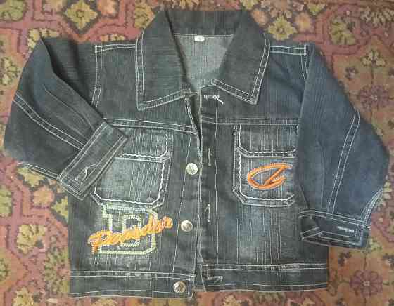 джинсовая куртка на 1.5-2 года на рост 92 см Донецк