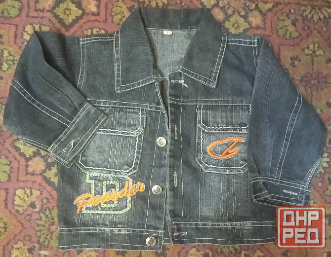 джинсовая куртка на 1.5-2 года на рост 92 см Донецк - изображение 1