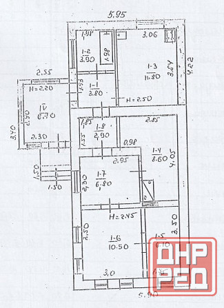 Дом 54м2 ул. Загородная Луганск - изображение 2