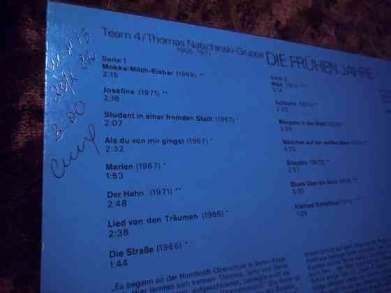 Пластинка Team4\Thomas Natschinski-group (die fruhen jahre) 1966-1971 Макеевка