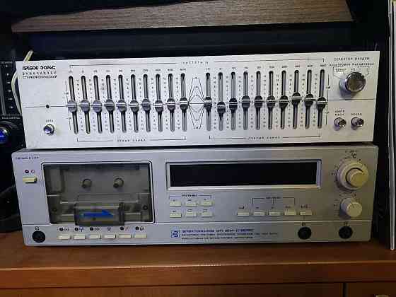 Эквалайзер прибой и кассетный магнитофон электроника мп 204 Макеевка