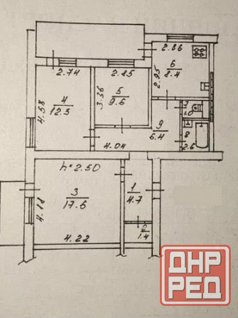 Продам 3ком кв Пролетарский р-он, Прожекторная Донецк - изображение 8