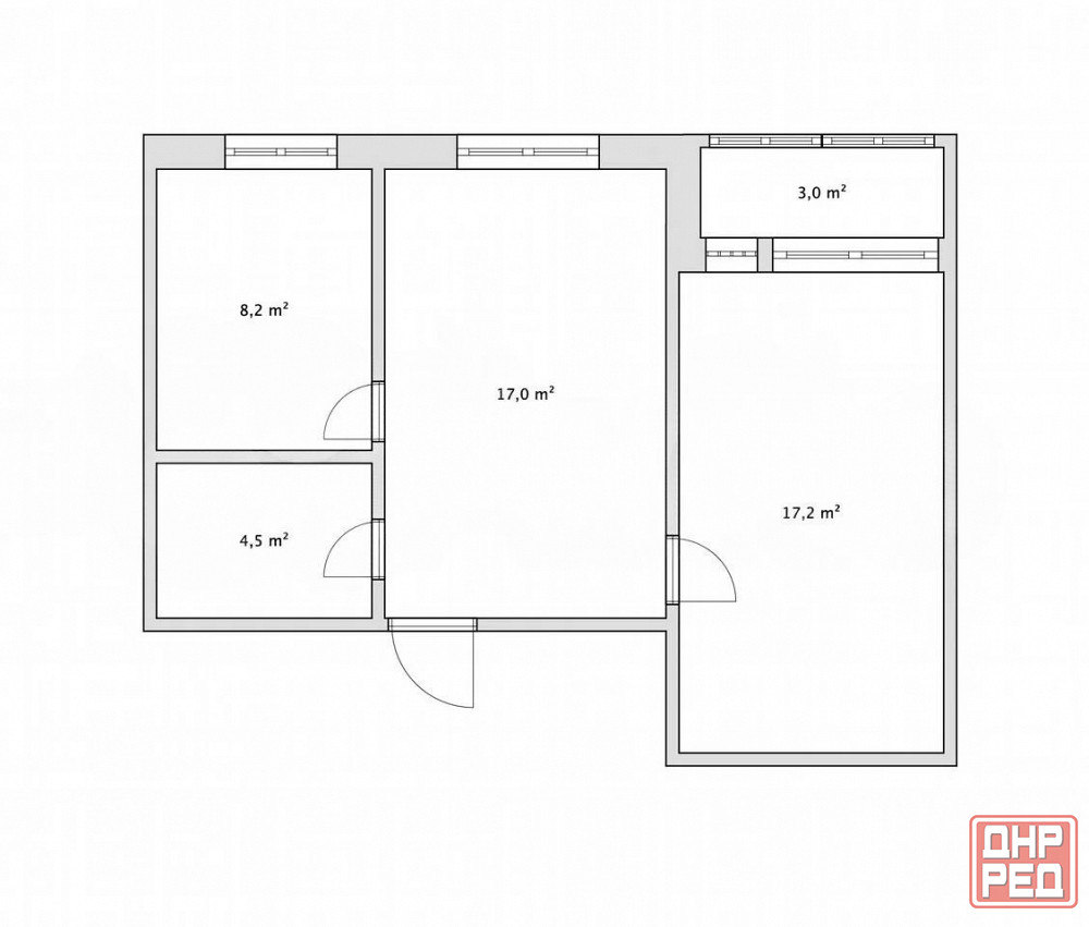2-к. квартира, 46,5 м², 6/9 эт., Куйбышевский р-н Галактика Донецк - изображение 5