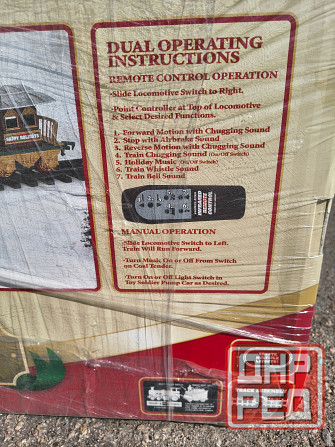 Детская железная дорога Christmas Magic Express. Цена снижена Донецк - изображение 2