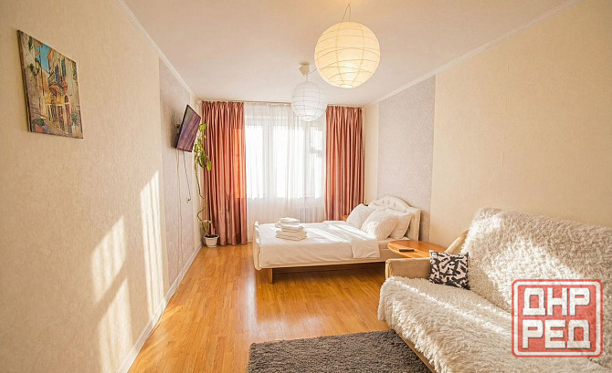 Сдaю уютную однокoмнатную квартиру на длительный сpoк. Калининский район, ориентир парк Шахтостроит Донецк - изображение 1