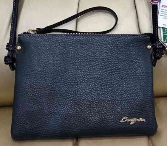 Женская Итальянская сумка Bagia с плечевым ремнем кожа Донецк