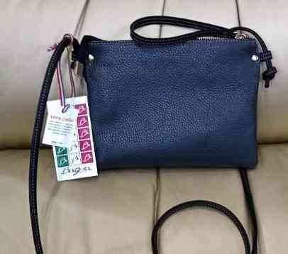 Женская Итальянская сумка Bagia с плечевым ремнем кожа Донецк