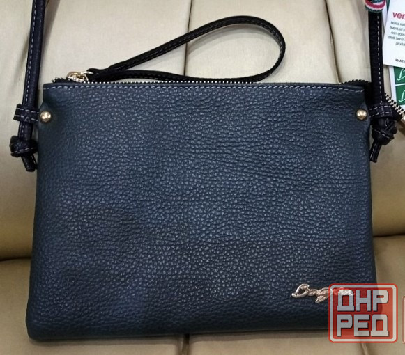 Женская Итальянская сумка Bagia с плечевым ремнем кожа Донецк - изображение 5