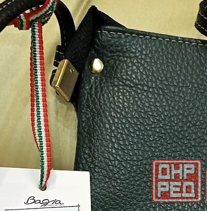 Женская Итальянская сумка Bagia с плечевым ремнем кожа Донецк - изображение 3