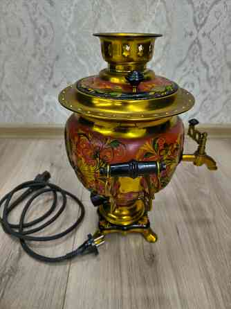 ЭлектроСамовар с художественной росписью. Новый. Цена снижена Донецк