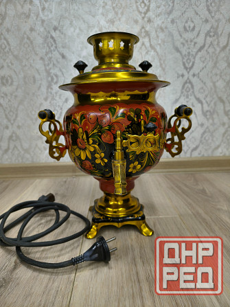 ЭлектроСамовар с художественной росписью. Новый. Цена снижена Донецк - изображение 1