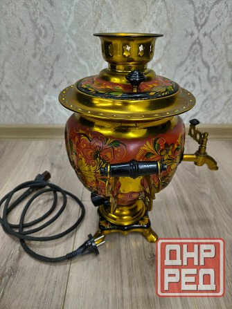 ЭлектроСамовар с художественной росписью. Новый. Цена снижена Донецк - изображение 3