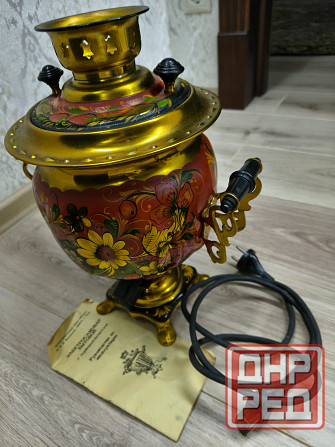ЭлектроСамовар с художественной росписью. Новый. Цена снижена Донецк - изображение 5