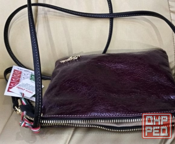 Сумка Bagia Италия кожа с наплечным ремешком Донецк - изображение 5