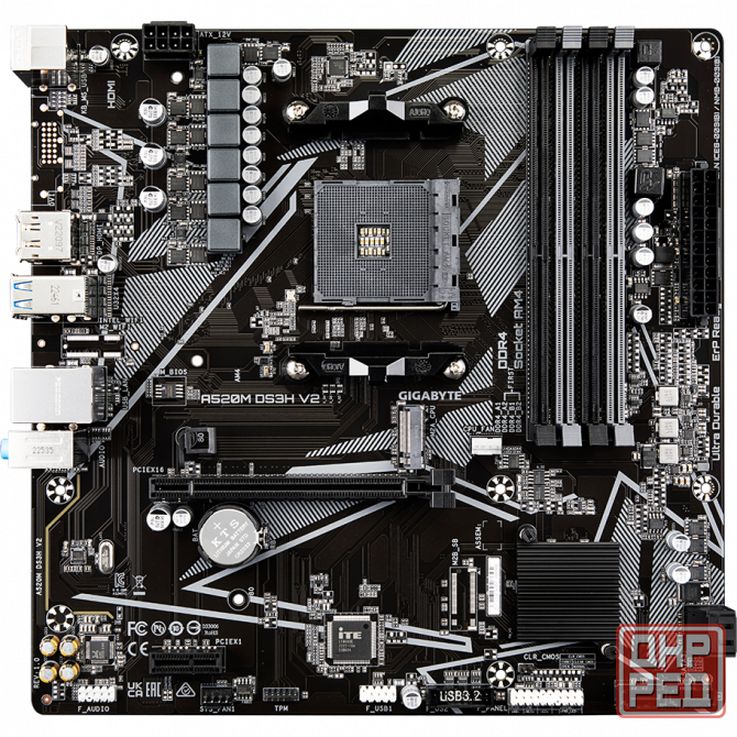 Материнская плата Gigabyte A520M DS3H V2 sAM4 Донецк - изображение 1