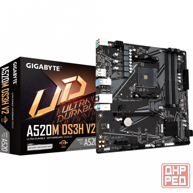 Материнская плата Gigabyte A520M DS3H V2 sAM4 Донецк - изображение 2