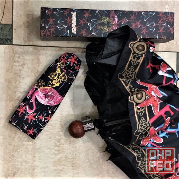 Зонт женский автомат Versace оригинал Донецк - изображение 2