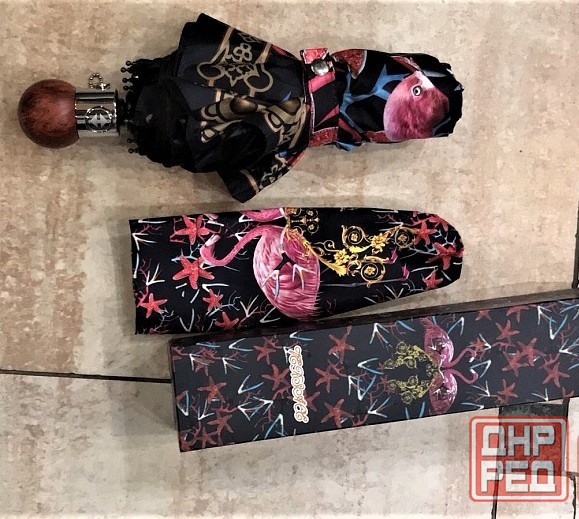 Зонт женский автомат Versace оригинал Донецк - изображение 4