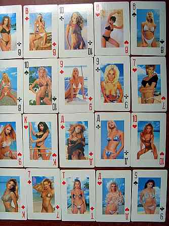 Карты игральные "Девушки" и "Футболисты" Донецк