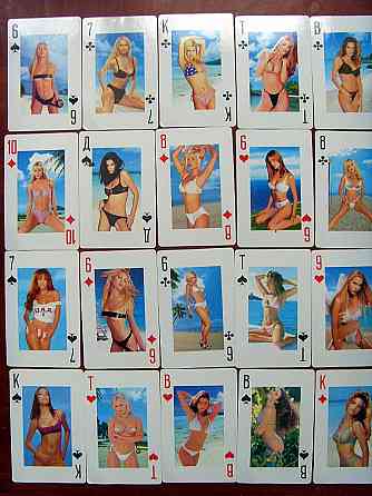 Карты игральные "Девушки" и "Футболисты" Донецк