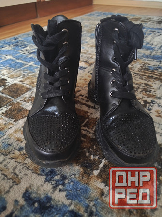 Весенние ботинки женские 35,5-36 размер Донецк - изображение 1