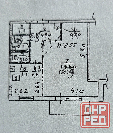 Отличная 1-комнатная квартира, ул.Собинова Донецк - изображение 12
