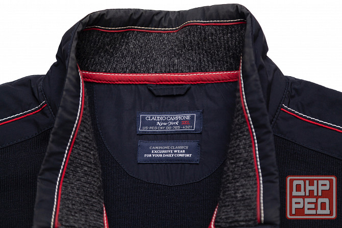 Пуловер мужской Claudio Campione 58-60 р. черный Донецк - изображение 3