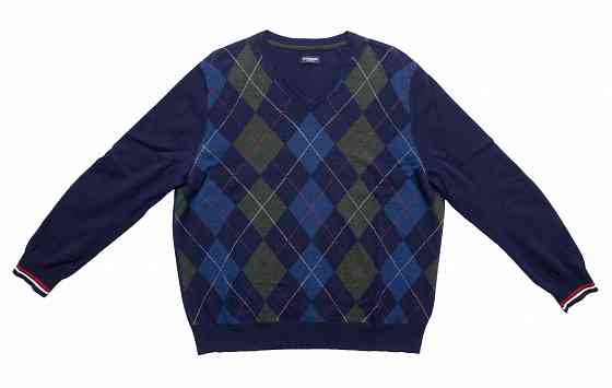 Свитер пуловер 58р мужской McGregor шерсть ромб Донецк