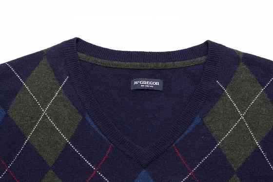 Свитер пуловер 58р мужской McGregor шерсть ромб Донецк