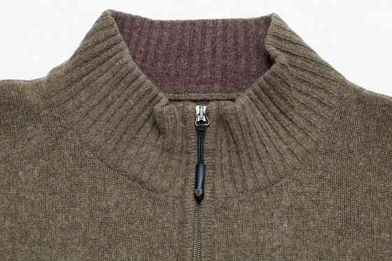 Свитер пуловер 3XL мужской Chevalier б/у зеленый шерсть Донецк