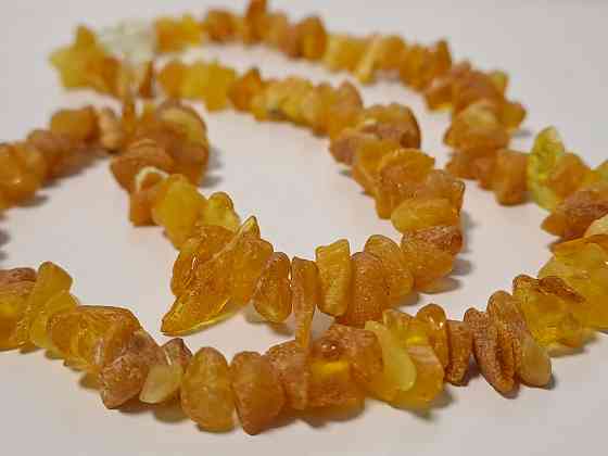 Бусы колье янтарь натуральный 45 см Донецк