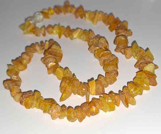 Бусы колье янтарь натуральный 45 см Донецк