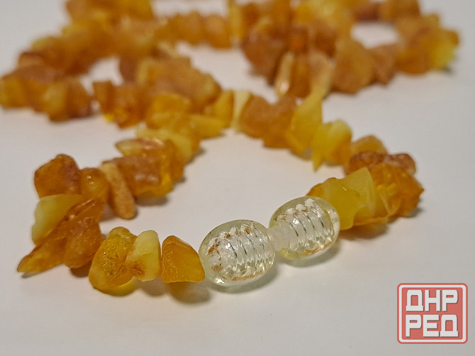Бусы колье янтарь натуральный 45 см Донецк - изображение 7