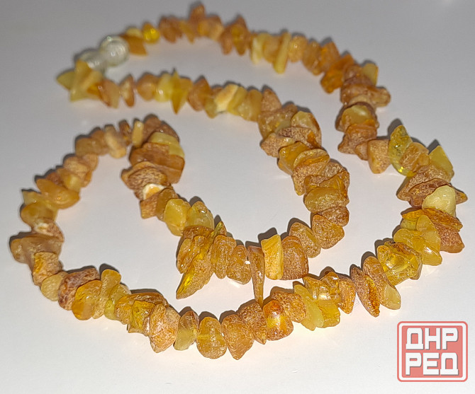 Бусы колье янтарь натуральный 45 см Донецк - изображение 3
