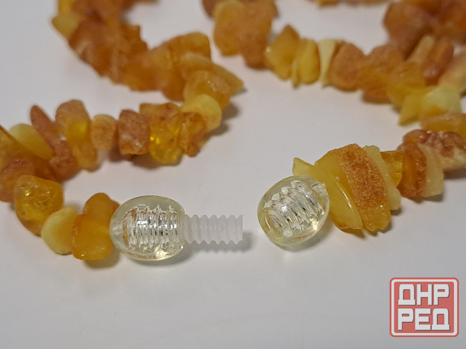 Бусы колье янтарь натуральный 45 см Донецк - изображение 6