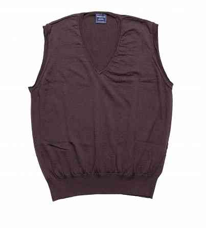 Жилет мужской 56р McGregor вязаный шерсть коричневый Донецк