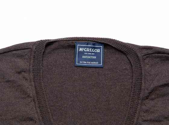 Жилет мужской 56р McGregor вязаный шерсть коричневый Донецк