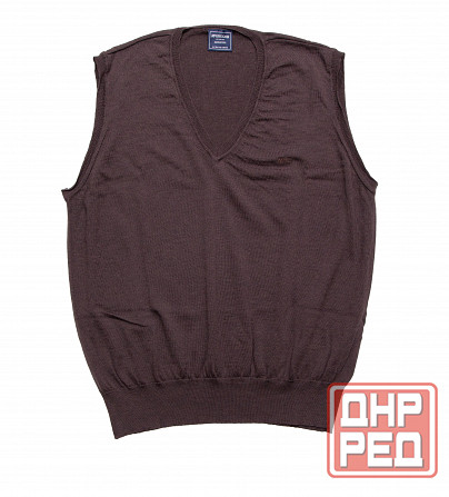 Жилет мужской 56р McGregor вязаный шерсть коричневый Донецк - изображение 1