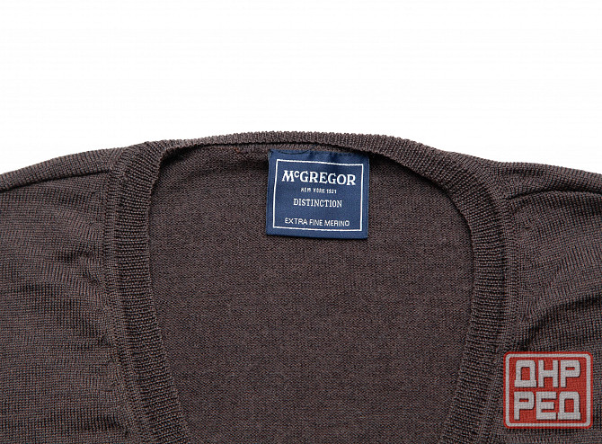Жилет мужской 56р McGregor вязаный шерсть коричневый Донецк - изображение 2