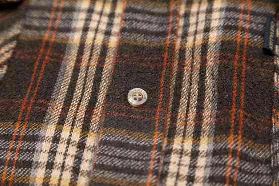 Мужская рубашка 3XL Chevalier клетчатая коричневая Донецк