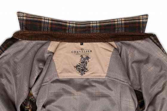 Мужская рубашка 3XL Chevalier клетчатая коричневая Донецк