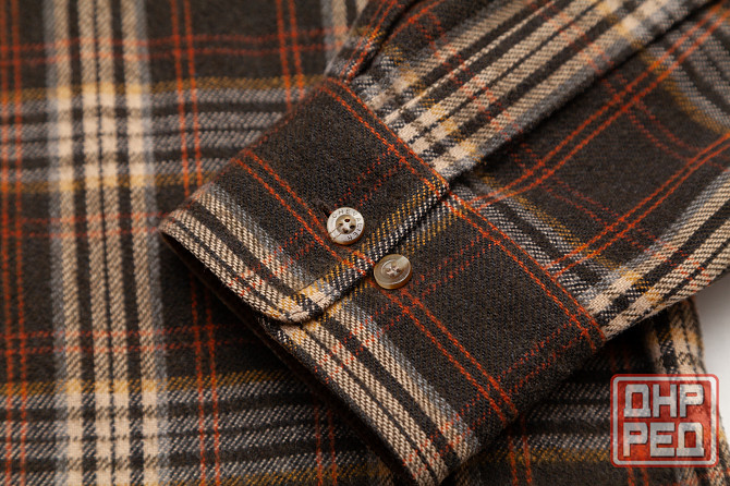 Мужская рубашка 3XL Chevalier клетчатая коричневая Донецк - изображение 7