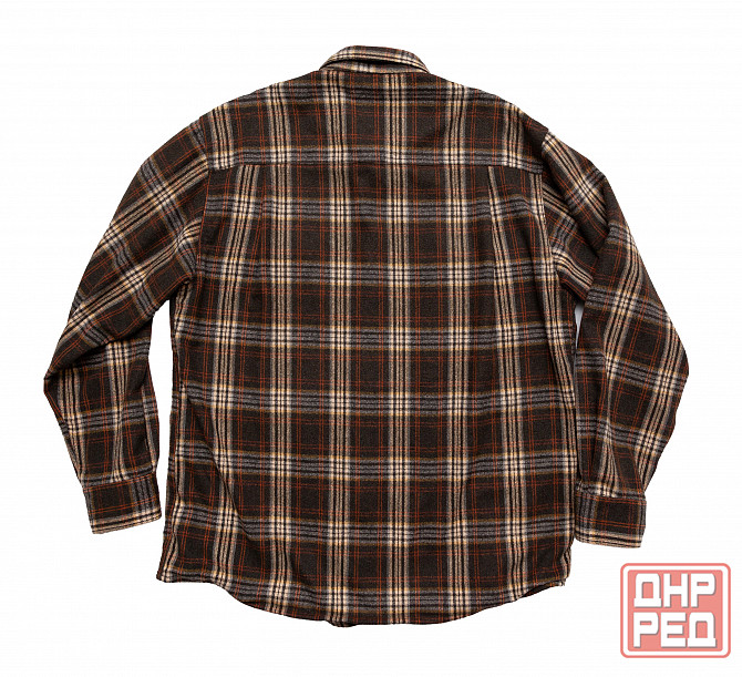 Мужская рубашка 3XL Chevalier клетчатая коричневая Донецк - изображение 2